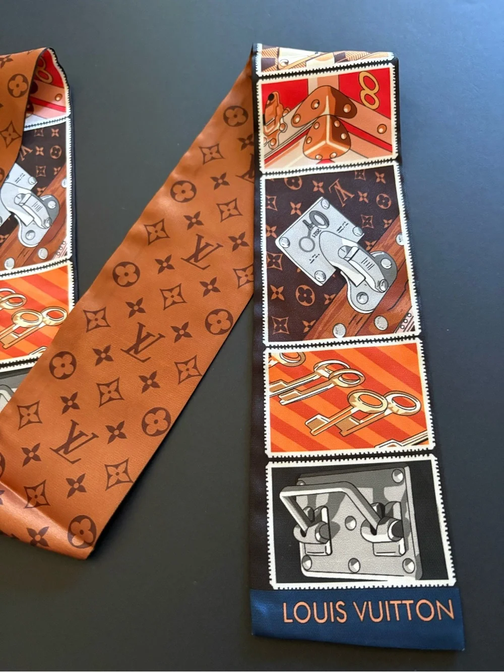 Fashion Silk Long Scarf Twilly